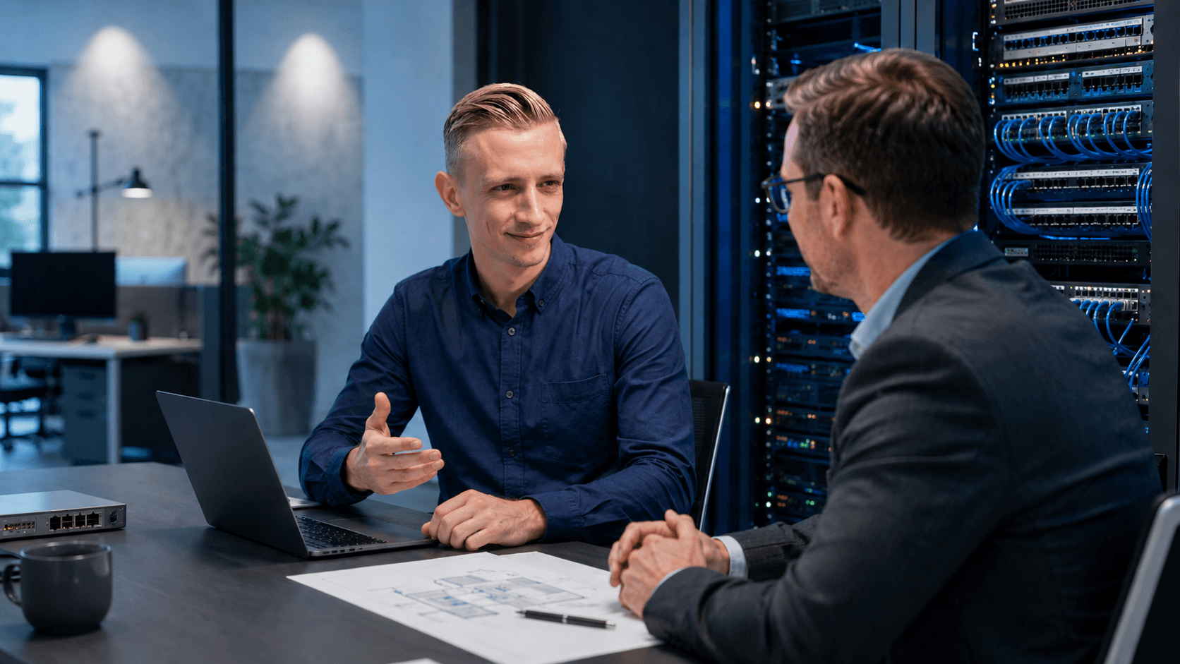 Moderne IT- und Telekommunikations-Technologie von TMP Networks